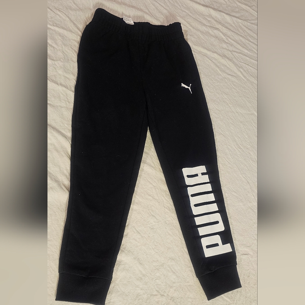 Boys PUMA Active Pants Joggers NWT Skinny Size S 8